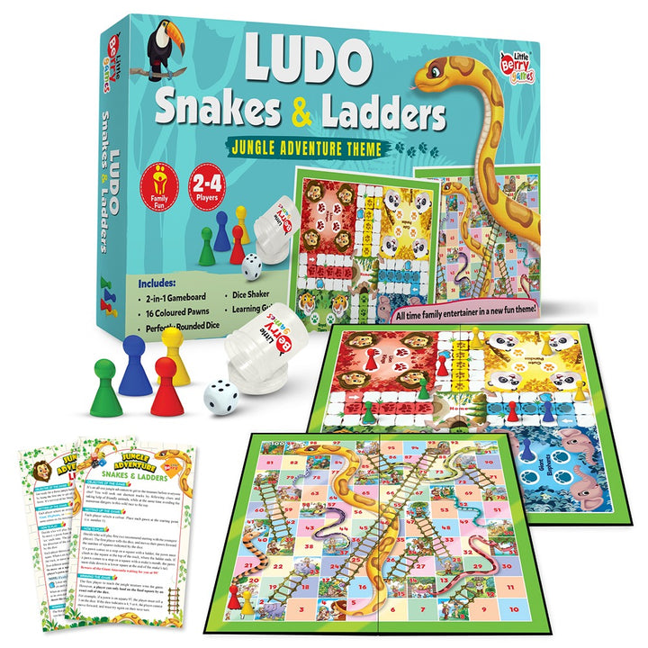 2 in 1 Ludo and Snakes & Ladders Board Game Set