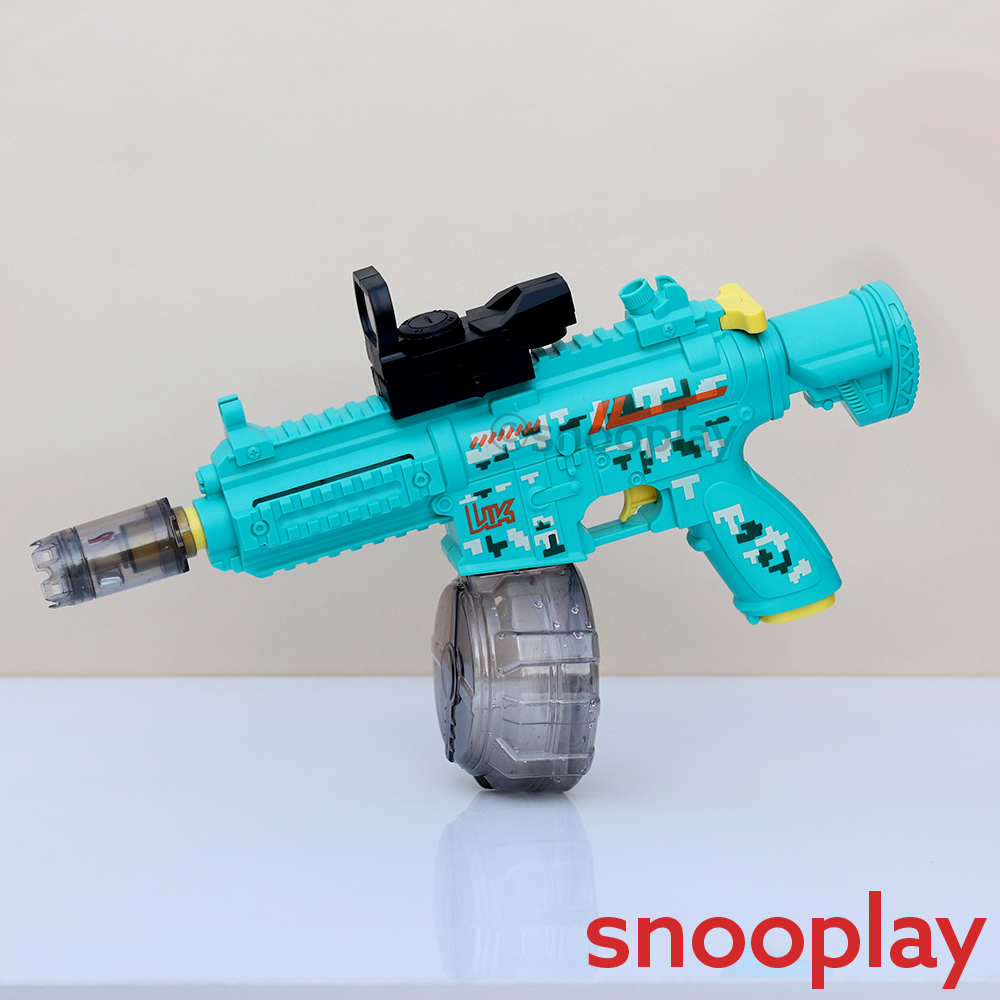 Electric High-Pressure Holi Pichkari Water Launcher-450 ML | Water Storage Bottle & 10 M Range (8-13 Years)