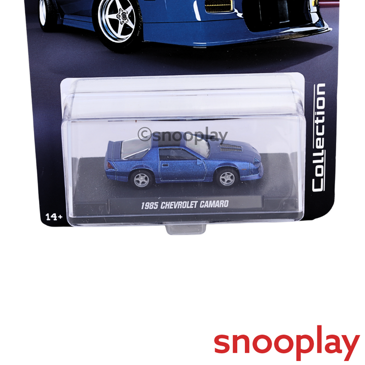 Majorette Original 1985 Chevrolet Camaro Licensed Diecast Car | 1:64 Scale (7 Years till Grown Ups)
