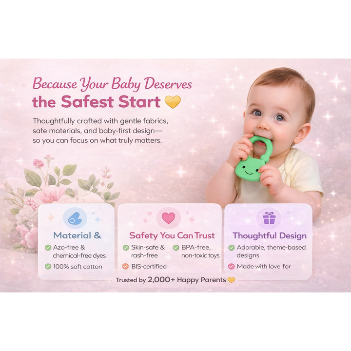 Mama's Care Hello Lil One 9 Pieces Gift Set - 100% Cotton Interlock Theme | Light Peach