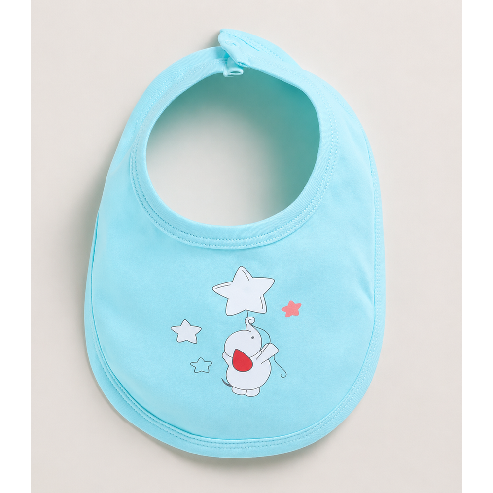 Mama's Care Chasing Rainbow 9 Pieces Gift Set - 100% Cotton Interlock Theme | Sky Blue