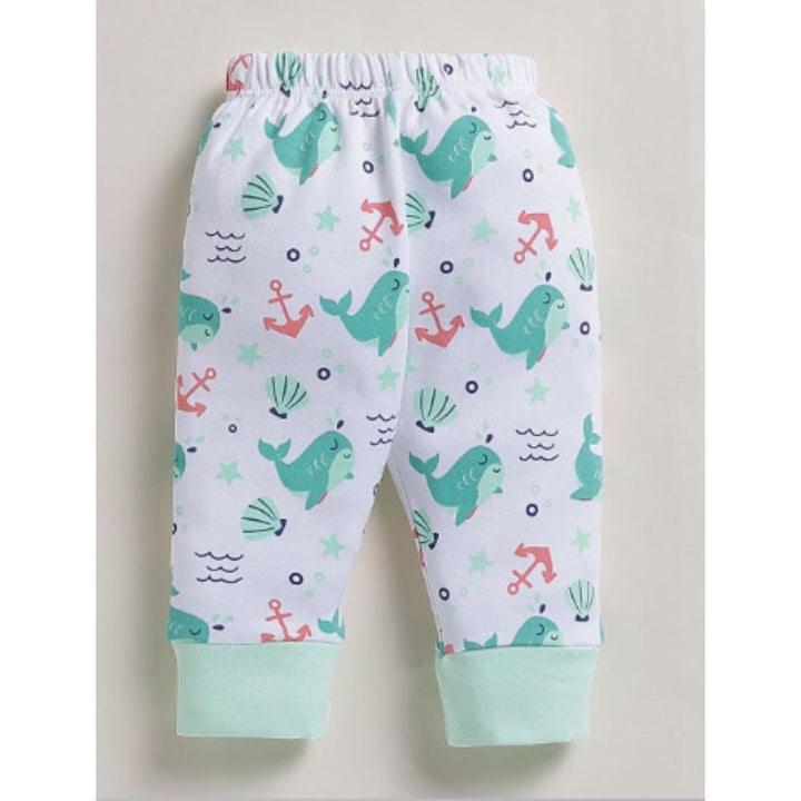 Mama's Care Sea Life 9 Pieces Gift Set - 100% Cotton Interlock Theme | Sea Green