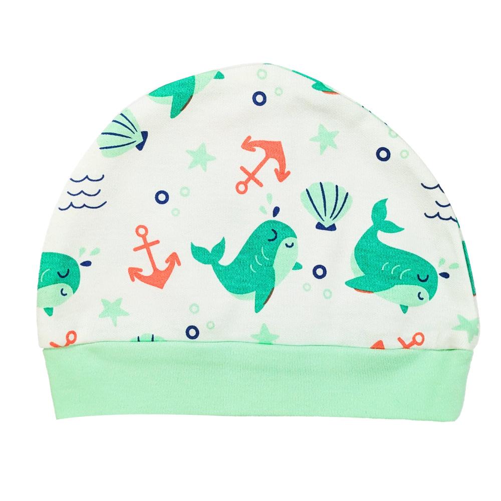 Mama's Care Sea Life 9 Pieces Gift Set - 100% Cotton Interlock Theme | Sea Green