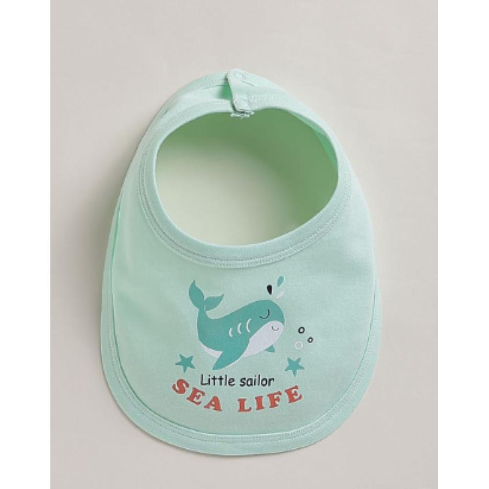 Mama's Care Sea Life 11 Pieces Gift Set - Pack of 10+1 Teether Cum Rattle | Sea Green