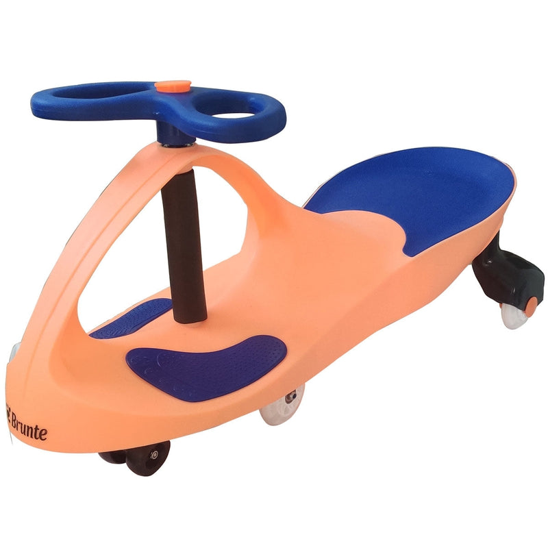 Twister Magic Push and Ride Swing Car with LED Wheels - Orange and Blue