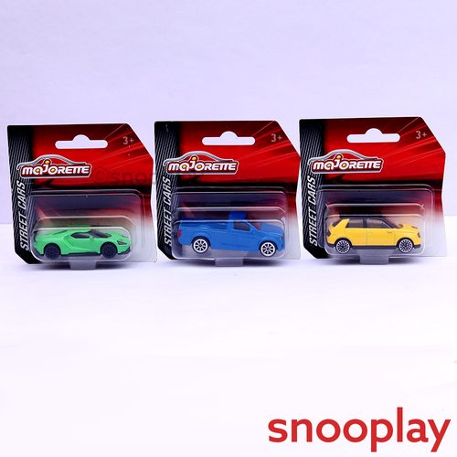 Majorette Set of 3 Licensed Diecast Cars [MJ-58] - Isuzu D-Max, Ford GT, Honda E