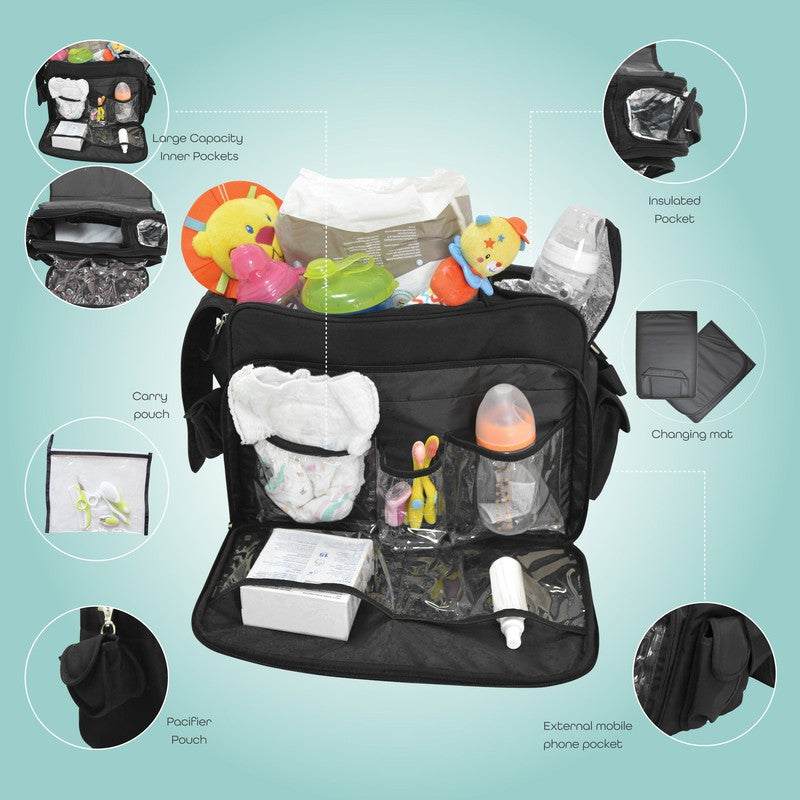 Moon 4Ever Nursery Bag (Black)