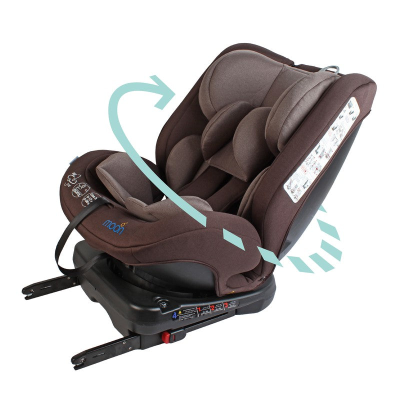 MOON Rover Baby Car Seat (Brown) - COD Not Available
