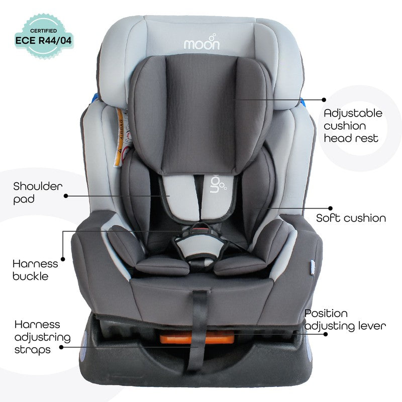 MOON Sumo Baby Car Seat (Grey) - COD Not Available