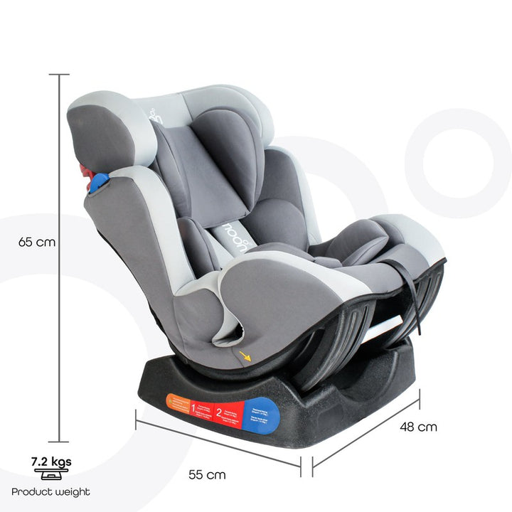 MOON Sumo Baby Car Seat (Light Grey) - COD Not Available