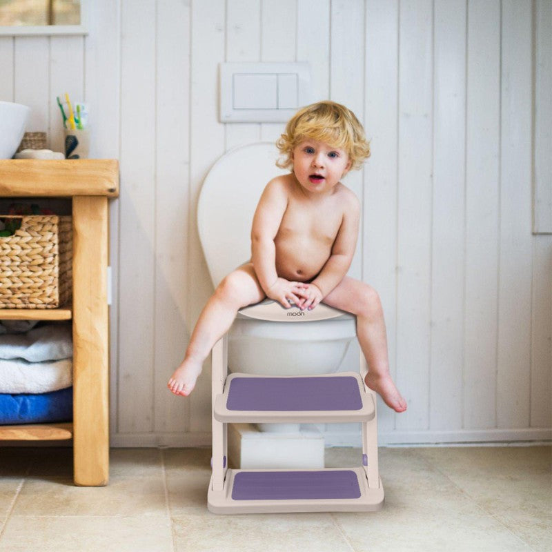 Moon Kids Step Stool Potty Trainer Seat