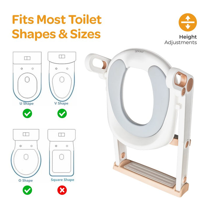 Moon Kids Step Stool Potty Trainer Seat