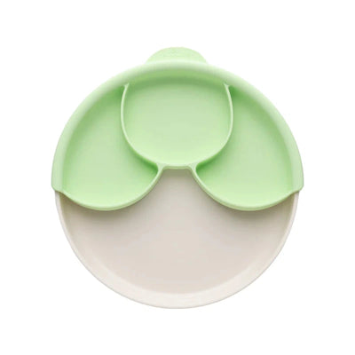 Vanilla Healthy Meal Suction Plate with Divider Set