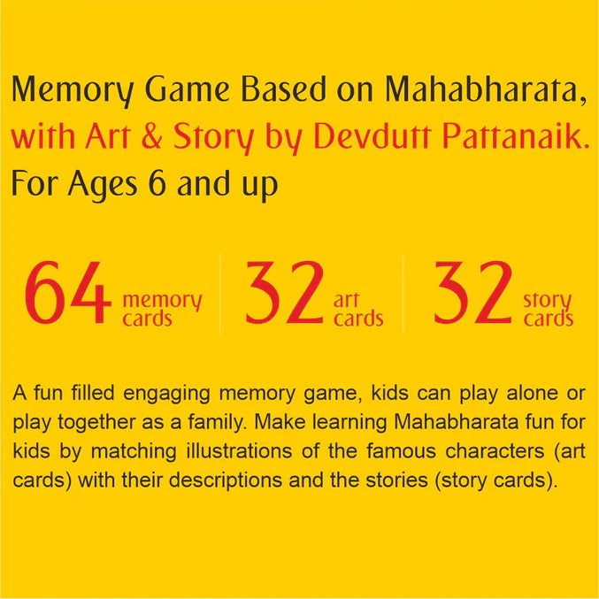 Epically Mahabharata, Best Memory Card Game for Children Based on Mahabharat