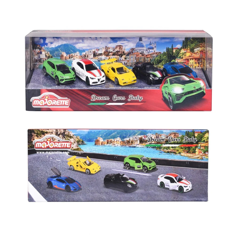 Licensed Majorette Dream Cars Italy (Set of 5)