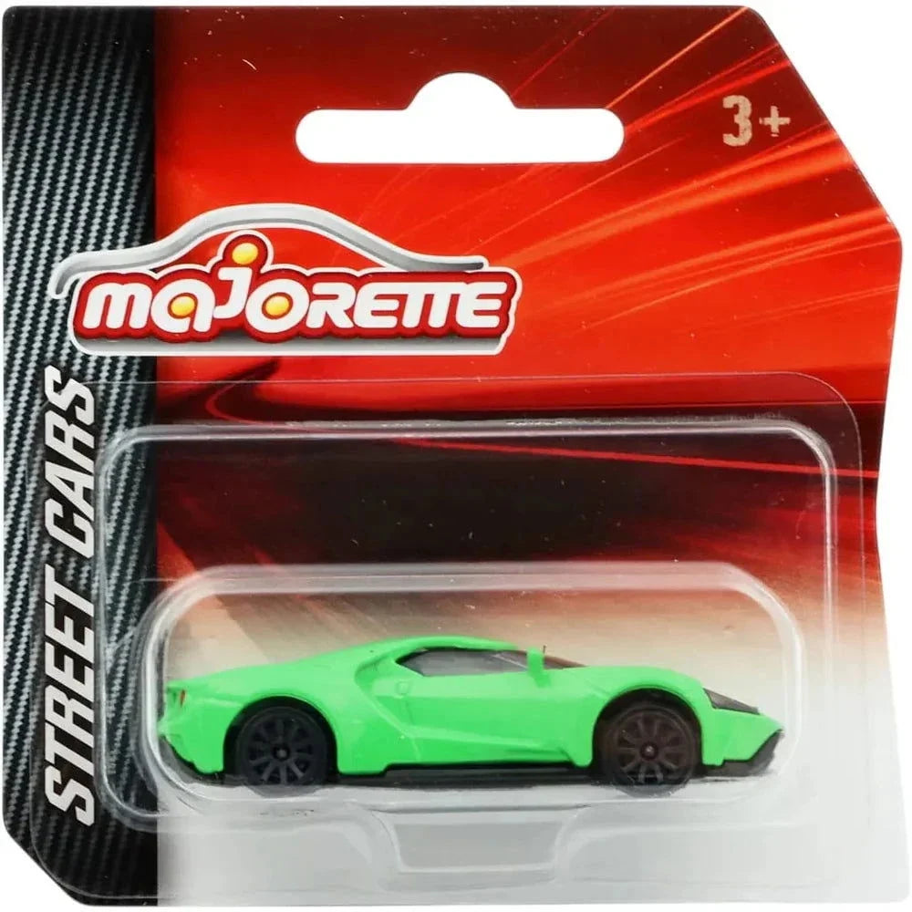 Original Licensed Majorette Street Cars- Ford GT Diecast Car | 1:64 Scale Collectible Miniature Vehicle