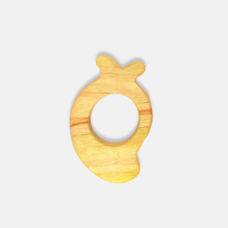 Eco-Friendly Neem Wood Mango Teething Toy