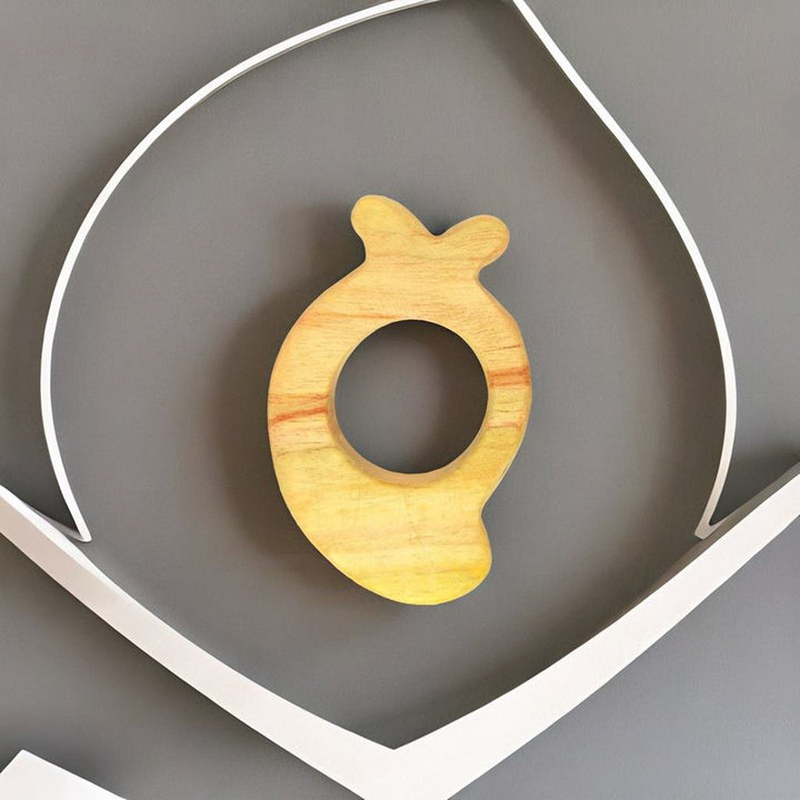 Eco-Friendly Neem Wood Mango Teething Toy