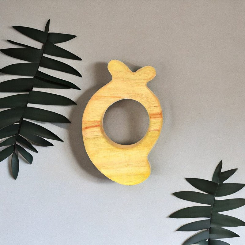 Eco-Friendly Neem Wood Mango Teething Toy