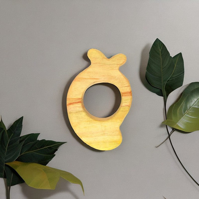 Eco-Friendly Neem Wood Mango Teething Toy