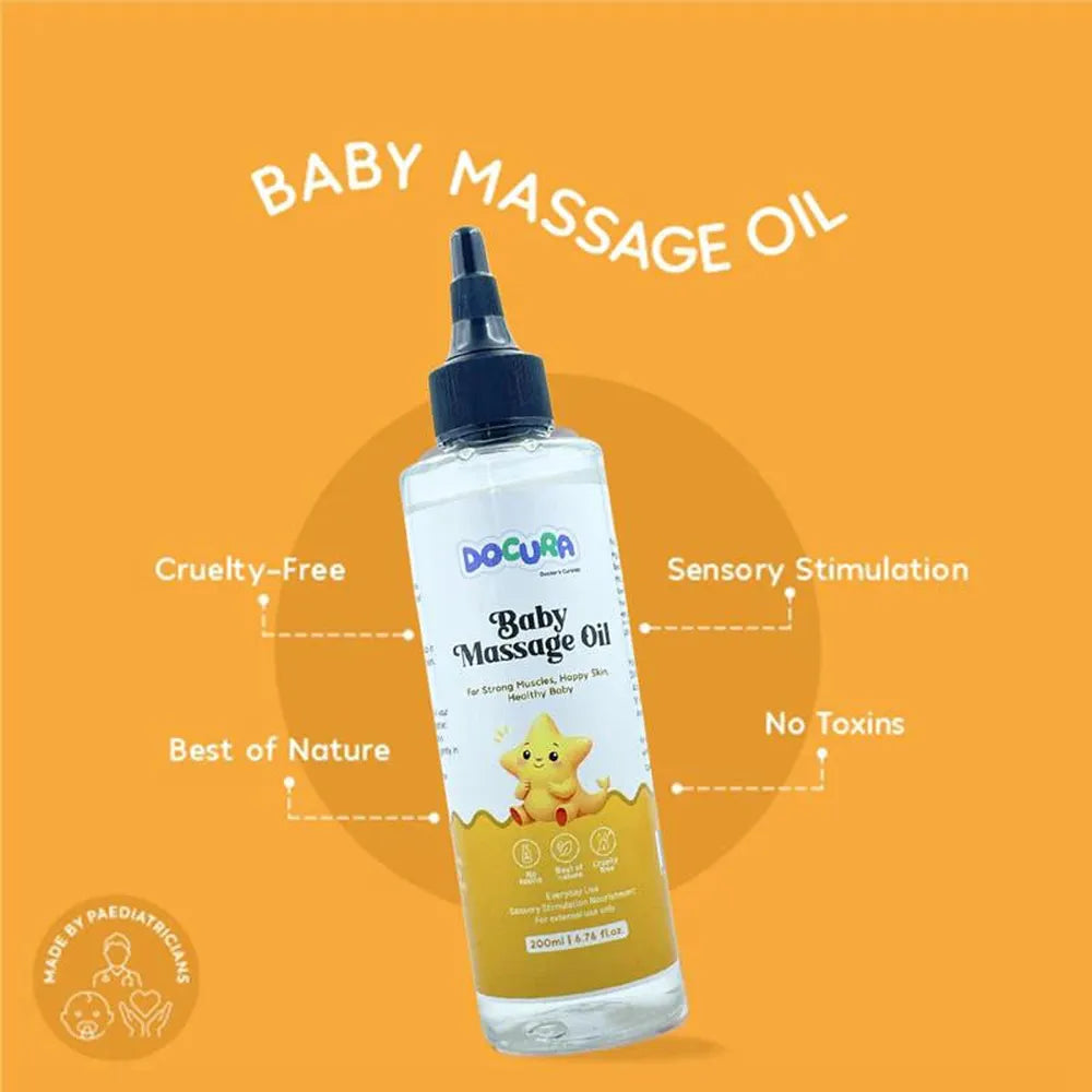 Docura Baby Massage Oil - 200ml