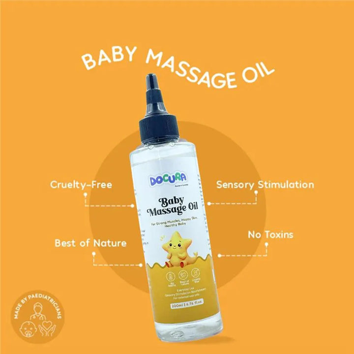 Docura Baby Massage Oil - 200ml