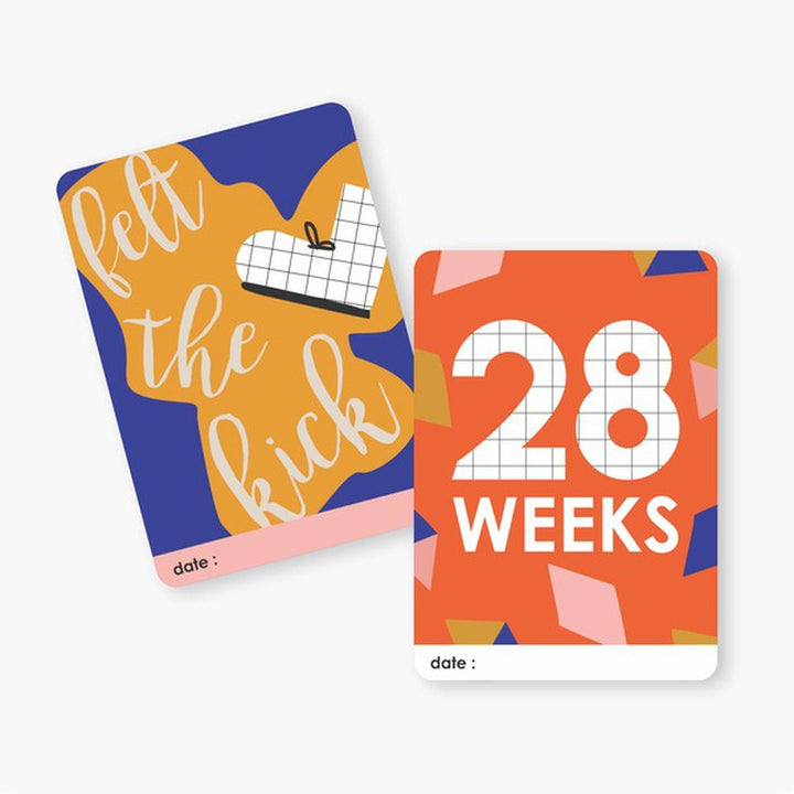 Mini Milestone Cards for Baby Shower Gifts - Maternity