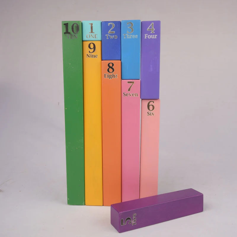 Math Rod Educational Tool - (33 Pieces)