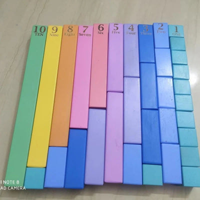 Math Rod Educational Tool - (33 Pieces)