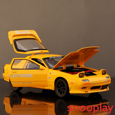 Diecast Resembling Mazda (1:24 Scale) Pull Back Car with Light and Sound