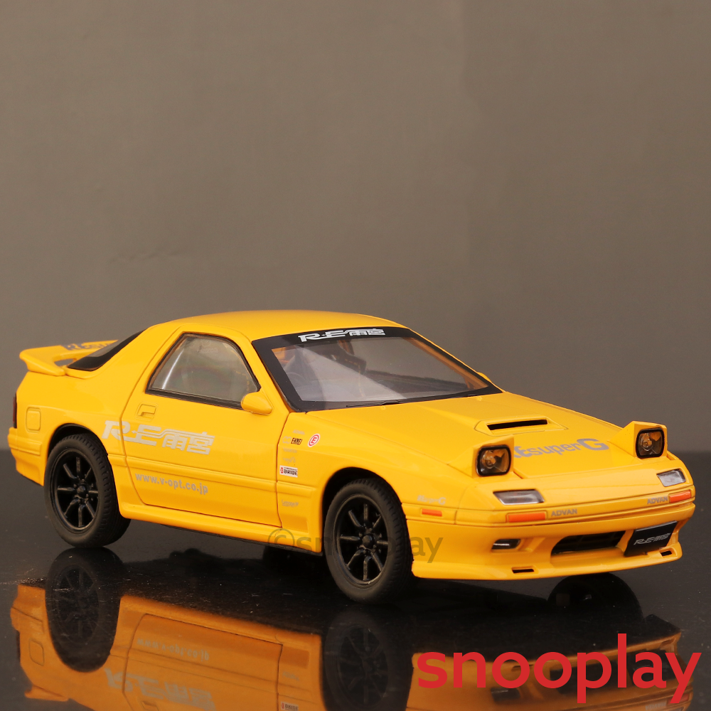 Diecast Resembling Mazda (1:24 Scale) Pull Back Car with Light and Sound