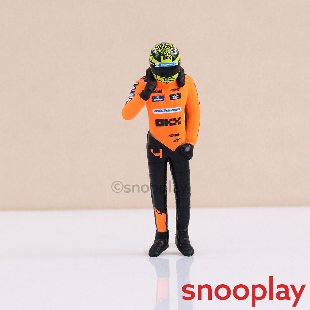 Lando Norris Original McLaren MCL38 Miami Grand Prix 2024 Licensed Diecast Car with Pilot | 1:24 Scale (14 Years till Grown Ups)