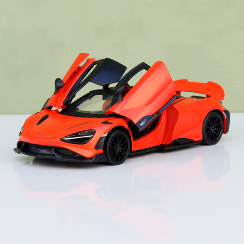 Metal Speed Zone Original McLaren 765 LT Licensed Diecast Car with Openable Doors | 1:24 Scale (14 Years till Grown Ups)