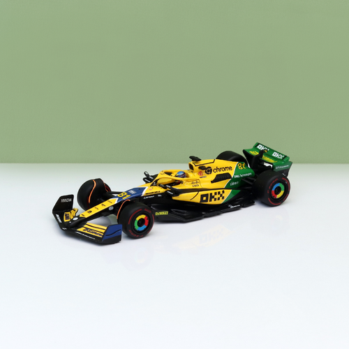 Bburago Original McLaren F1 Team MCL38 - Oscar Piastri Licensed Diecast Car | 1:43 Scale (14 Years till Grown Ups)