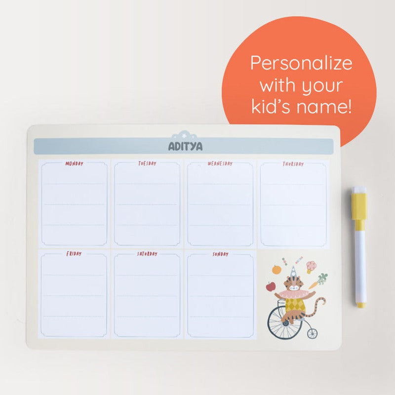 Personalised Magnetic Meal Planner (COD Not Available)