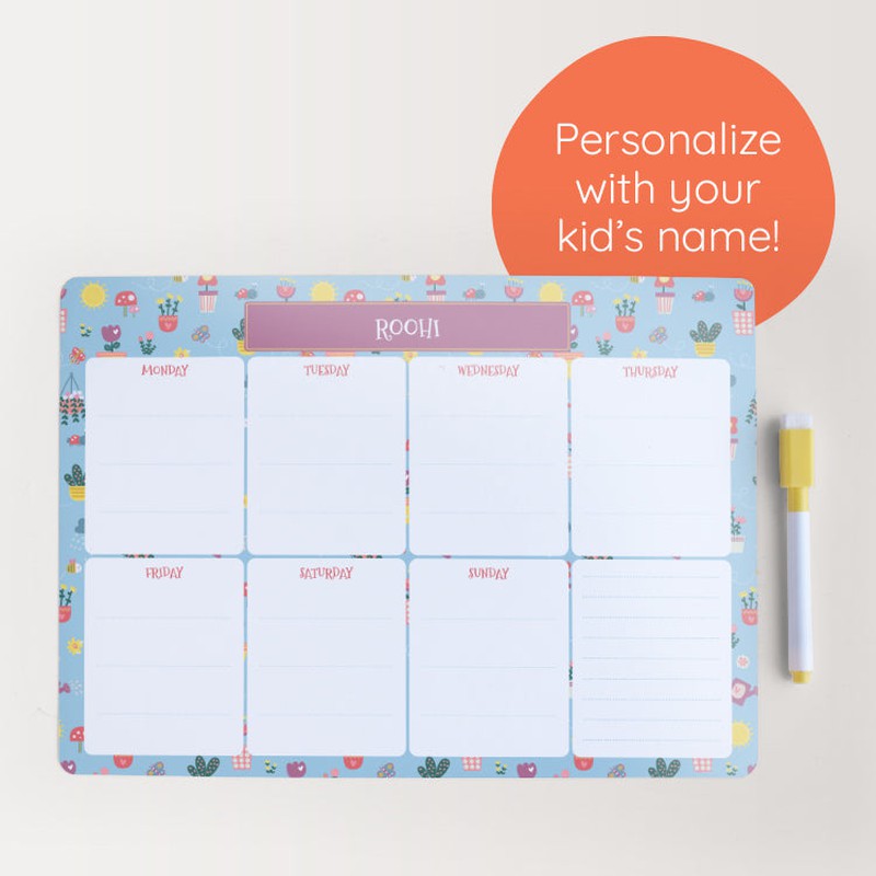 Personalised Magnetic Meal Planner (COD Not Available)