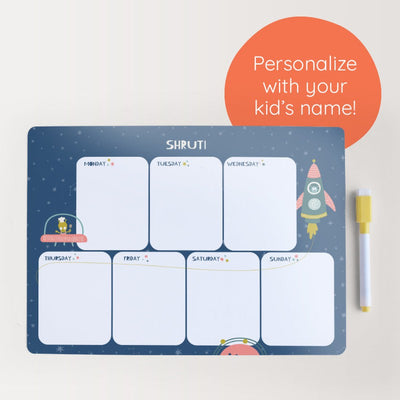 Personalised Magnetic Meal Planner (COD Not Available)