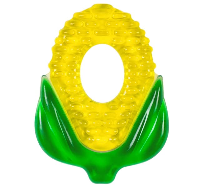 Mee Mee Water-Filled Corn Teether - Soothing Relief for Teething Babies | MM-1460 A-2