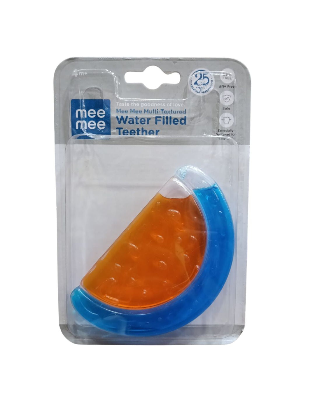 Mee Mee Multi-Textured Water Filled Teether - Blue/Orange | MM-1460 A-08