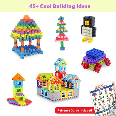 3-in-1 Building Blocks - Education & Learning Blocks (125+ pcs)