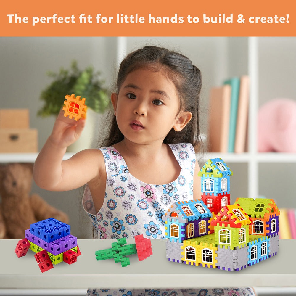 3-in-1 Building Blocks - Education & Learning Blocks (125+ pcs)