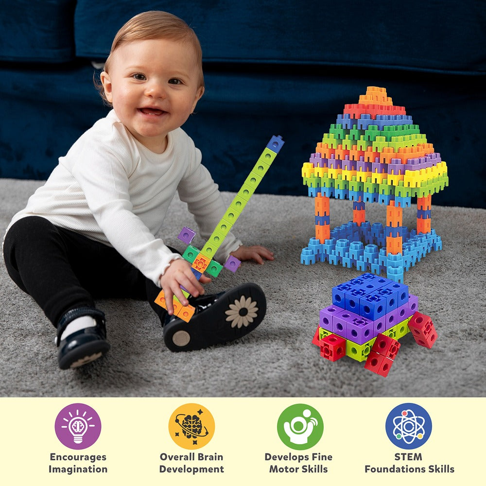 3-in-1 Building Blocks - Education & Learning Blocks (125+ pcs)