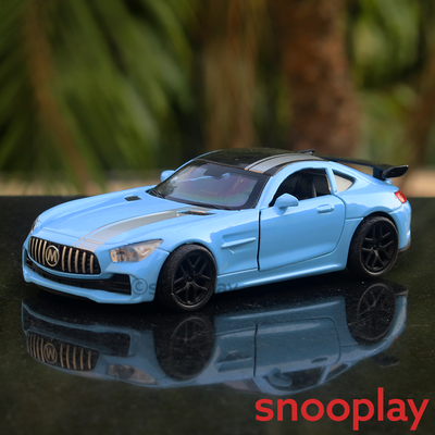 Diecast Mercedes AMG GT (3261) with strips Car (1981 Model) - (Assorted Colors)