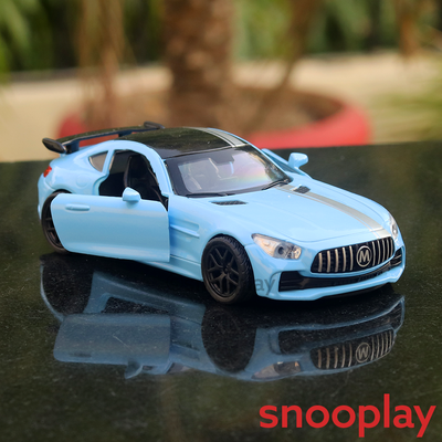 Diecast Mercedes AMG GT (3261) with strips Car (1981 Model) - (Assorted Colors)