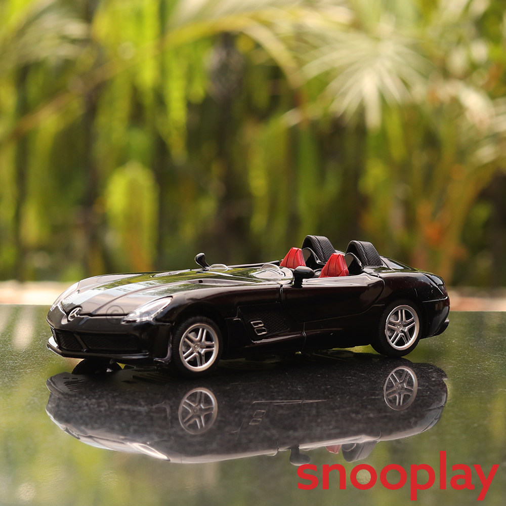 Diecast Resembling Mercedes Benz SLR (1:32 Scale) Pull Back Car with Light and Sound (Assorted Colour)