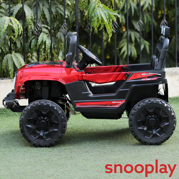 Parental & Self Control | Battery G-Wagon Ride-On | Bluetooth Connectivity, USB, Music, Light, AUX, Honk (1.5-8 Years)