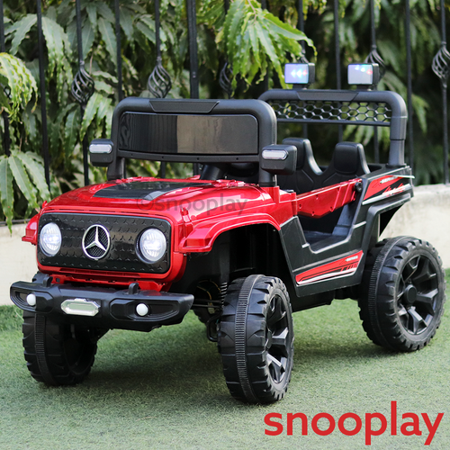 Parental & Self Control | Battery G-Wagon Ride-On | Bluetooth Connectivity, USB, Music, Light, AUX, Honk (1.5-8 Years)