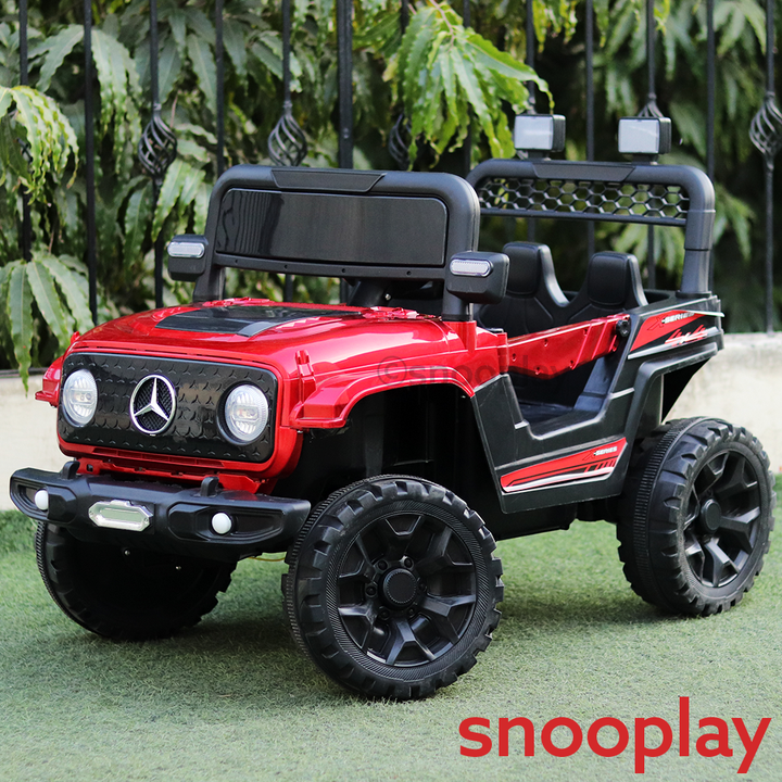 Parental & Self Control | Battery G-Wagon Ride-On | Bluetooth Connectivity, USB, Music, Light, AUX, Honk (1.5-8 Years)