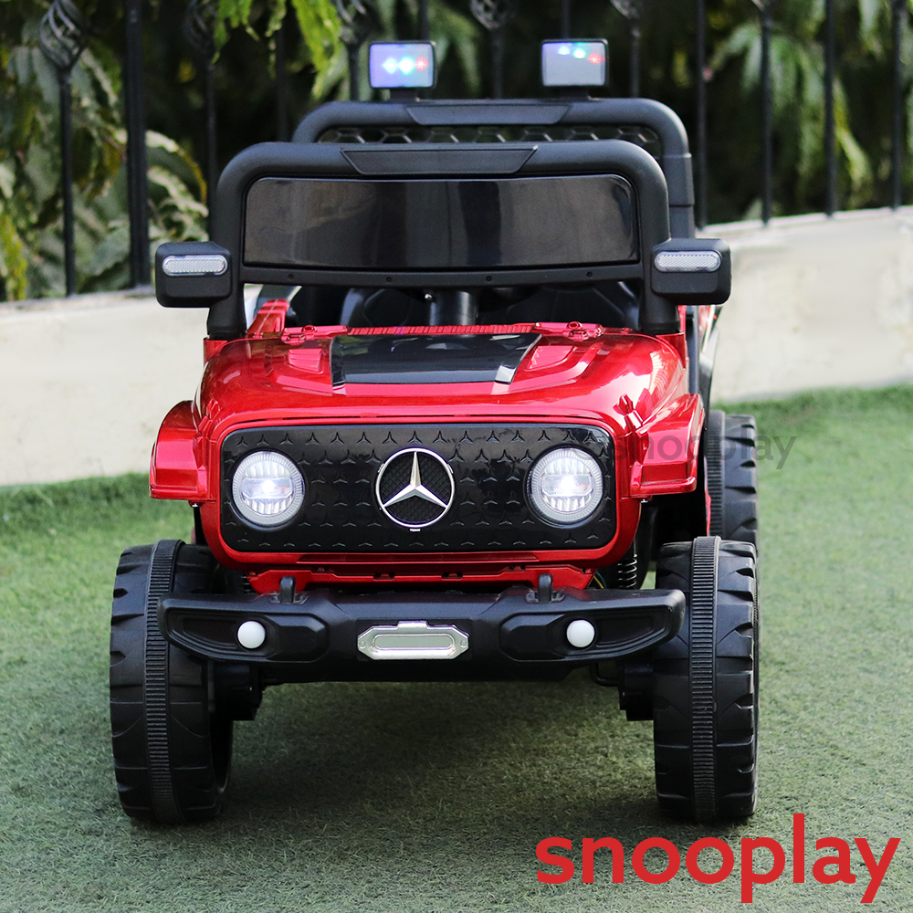 Parental & Self Control | Battery G-Wagon Ride-On | Bluetooth Connectivity, USB, Music, Light, AUX, Honk (1.5-8 Years)