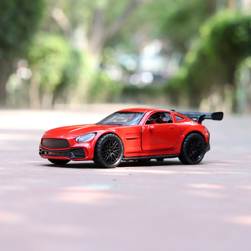 Jukku Resembling Mercedes Benz GT Diecast Car - Pullback, Openable Doors | 1:36 Scale (3 Years till Grown Ups)